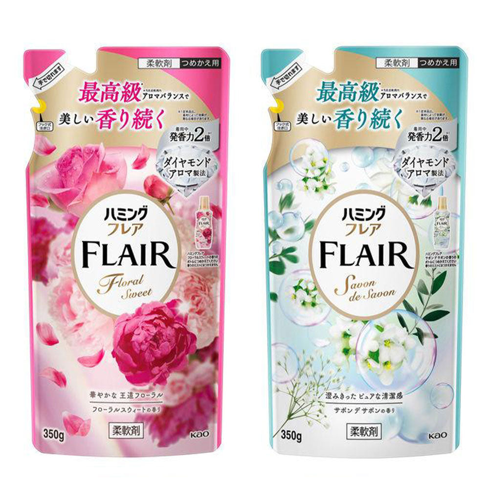 ハミングフレア 柔軟剤 詰め替え用 350mL 選べる香り 全2種 花王