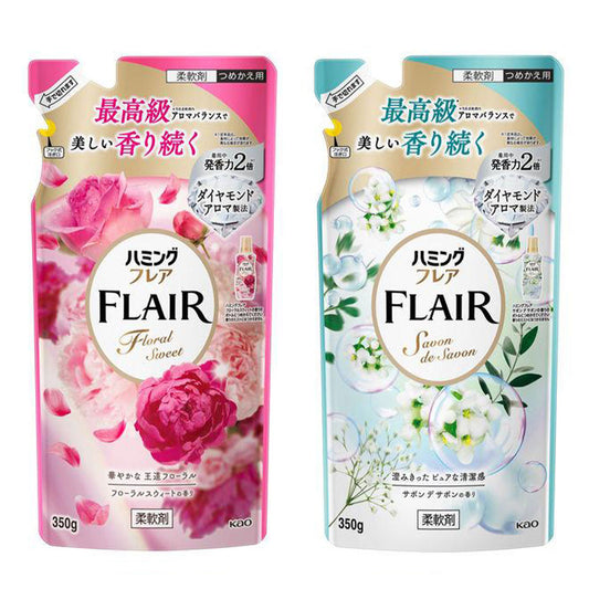 ハミングフレア 柔軟剤 詰め替え用 350mL 選べる香り 全2種 花王